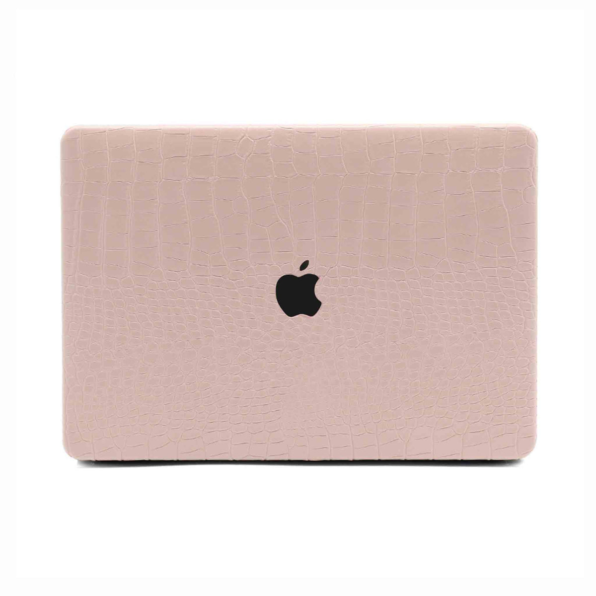 Premium Baby Pink Crocodile MacBook Case